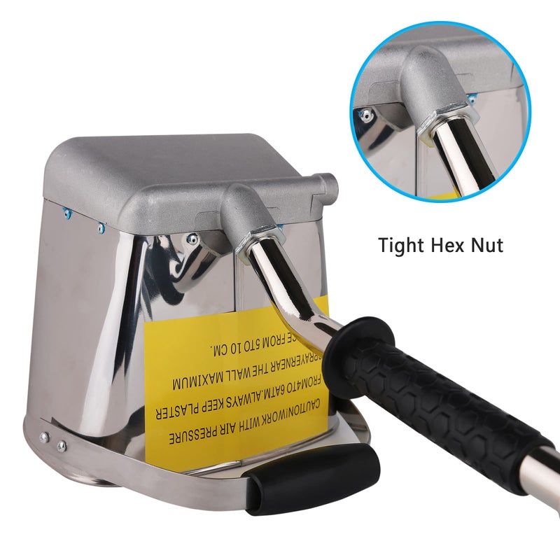 Ouya Cement Mortar Sprayer Gun Stucco Sprayer 4 Jet Gun Plaster Hopper Wall Painting Tool - Image 4